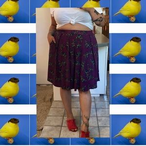 Purple Skater skirt